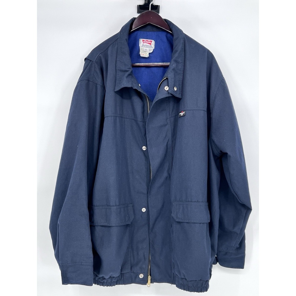 Bulwark‎ FR Jacket Mens L Navy Nomex IIIA Bomber Workwear JNJ8NVC XXL XXT